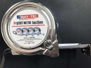 BAY-TEC MK4147 5MT 25MM KROM SERIT METRE