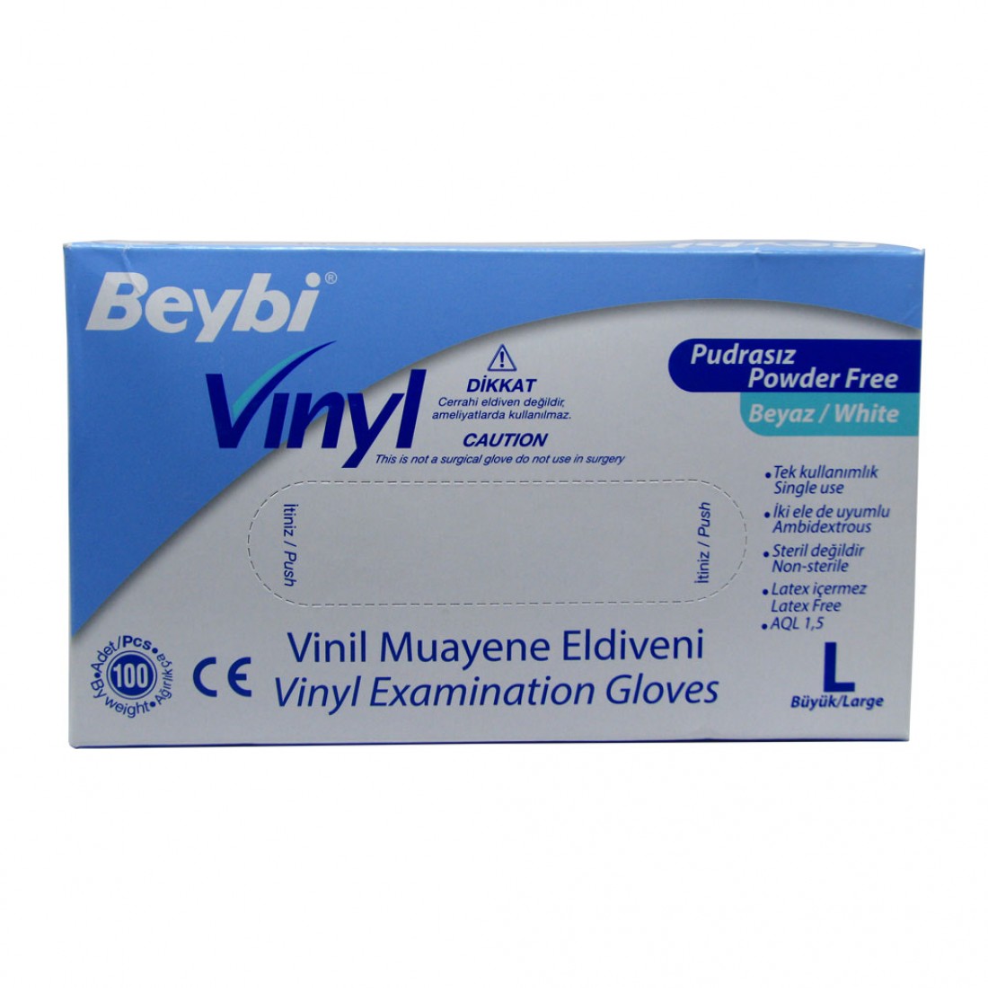 BEYBI VINILL ELDIVEN PUDRASIZ LARGE