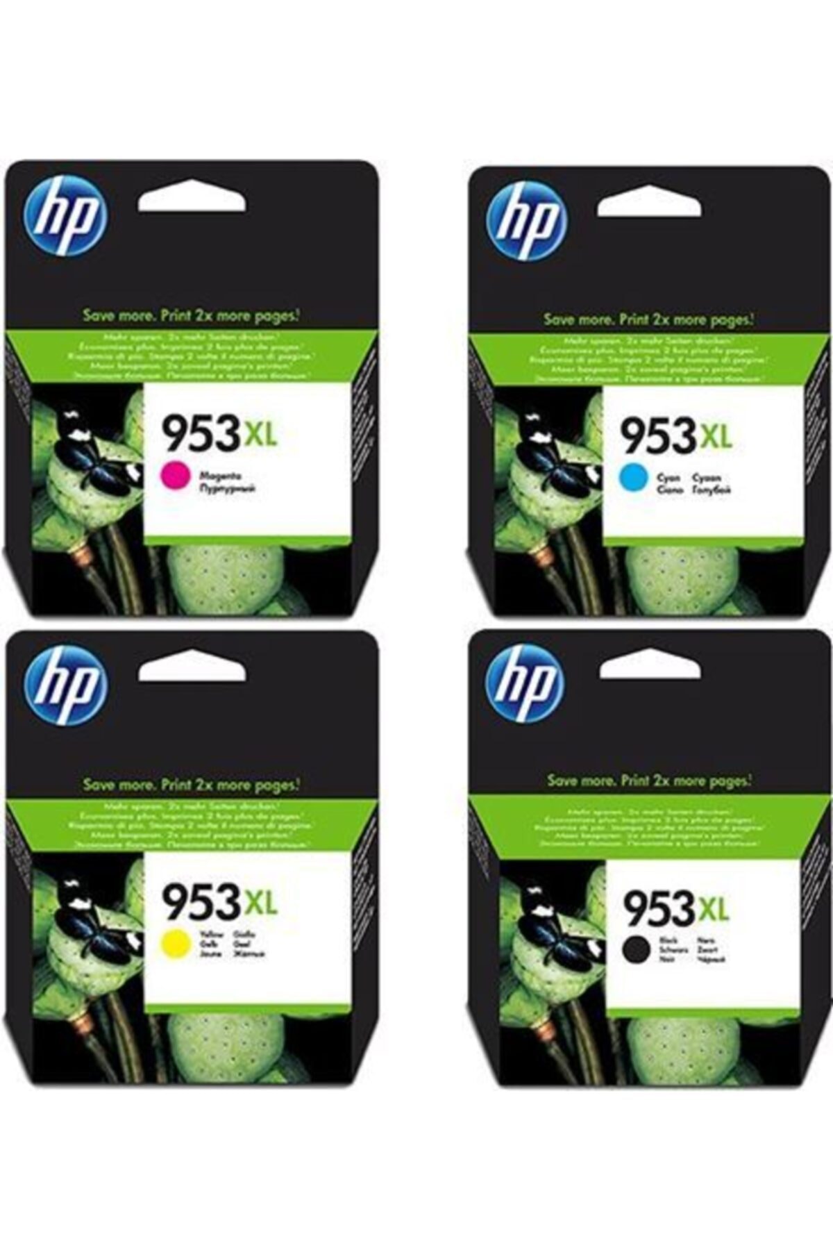 HP L0S70AE + F6U16AE + F6U17AE + F6U18AE 953XL KARTUS SETI