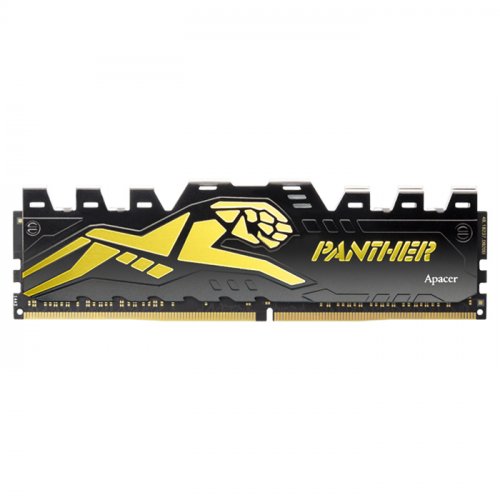 APACER PANTHER BLACK-GOLD 16GB (1X16GB) 3200MHZ CL16 DDR4 GAMING RAM AH4U16G32C28Y7GAA-1