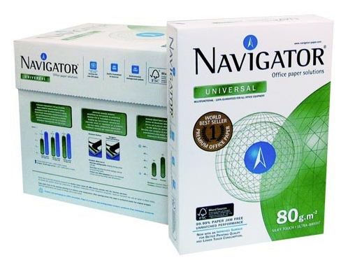 NAVIGATOR A4 FOTOKOPI KAGIDI 80GR-500 LU 1 KOLI=5 PAKET 1 PALET = 225 PAKET