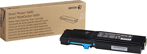 XEROX 106R02233 PHASER 6600-WC 6605 YUKSEK KAP. CYAN TONER KARTUSU 600