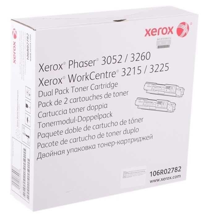 XEROX 106R02782 PHASER 3052-3260-WC 3215-3225 DUAL PACK TONER 6000 PAPER