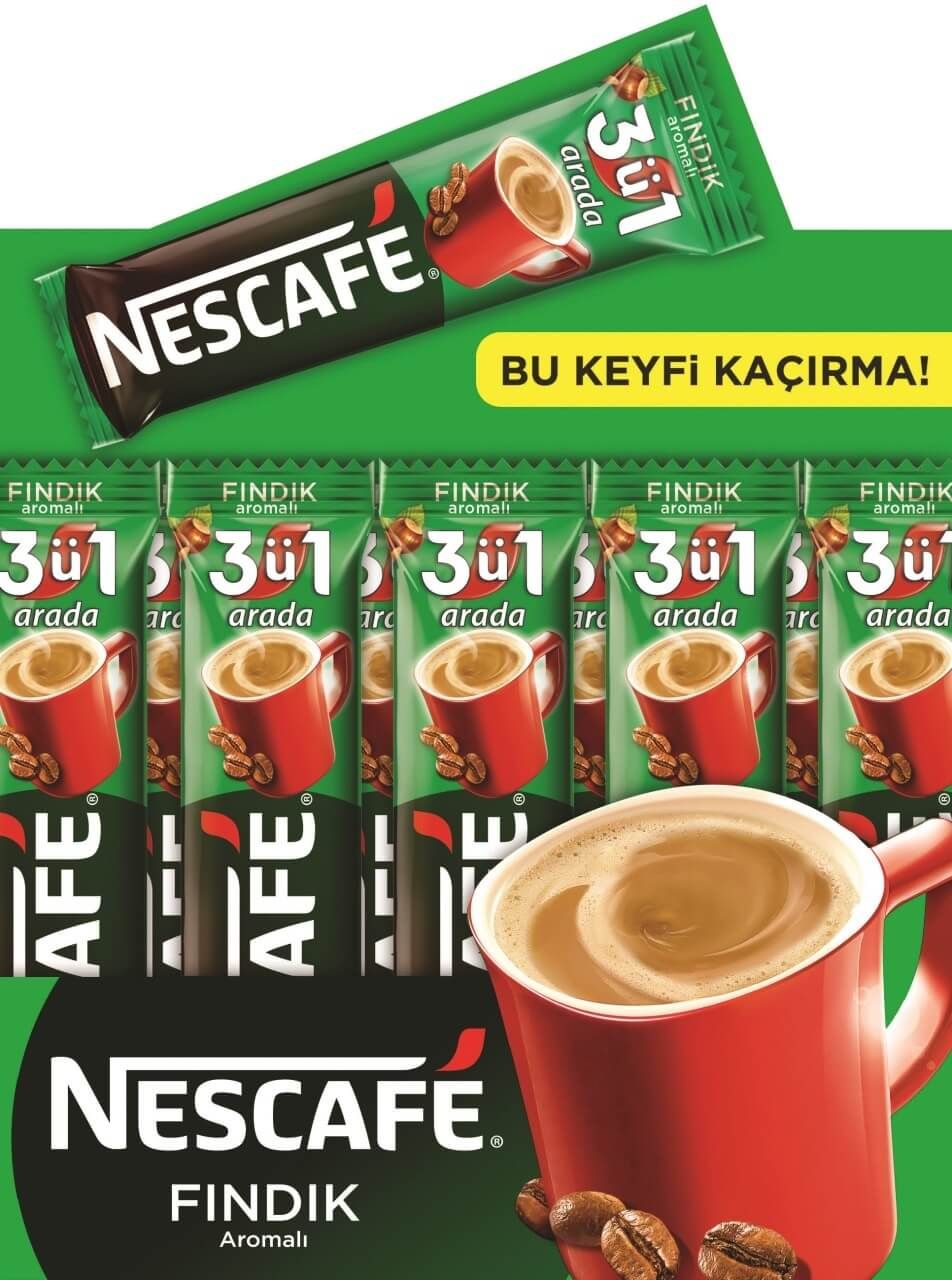 NESTLE NESCAFE 3U1 ARADA FINDIKLI 48 ADET 17G 12515295