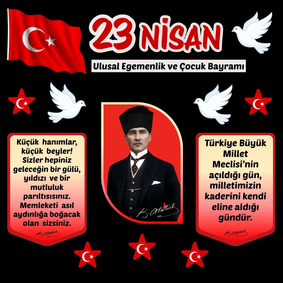 23 Nisan Çocuk Bayramı Parçalı Pano Süsü Model 02 | Okul ve Sınıf Panosu Figür Seti