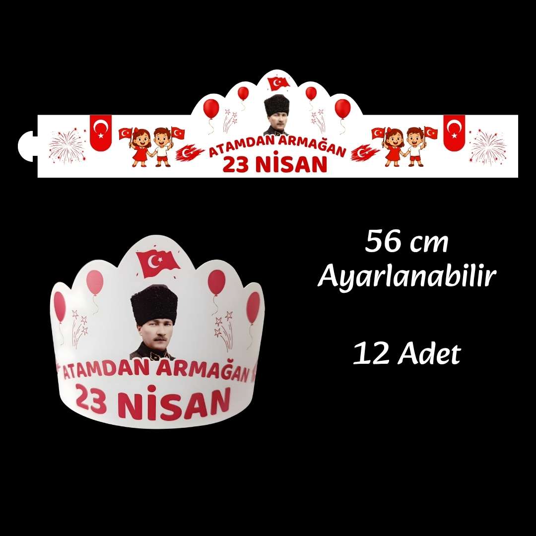 23 Nisan Tacı 12’li Set Model 02 | Ekonomik Sınıf Seti