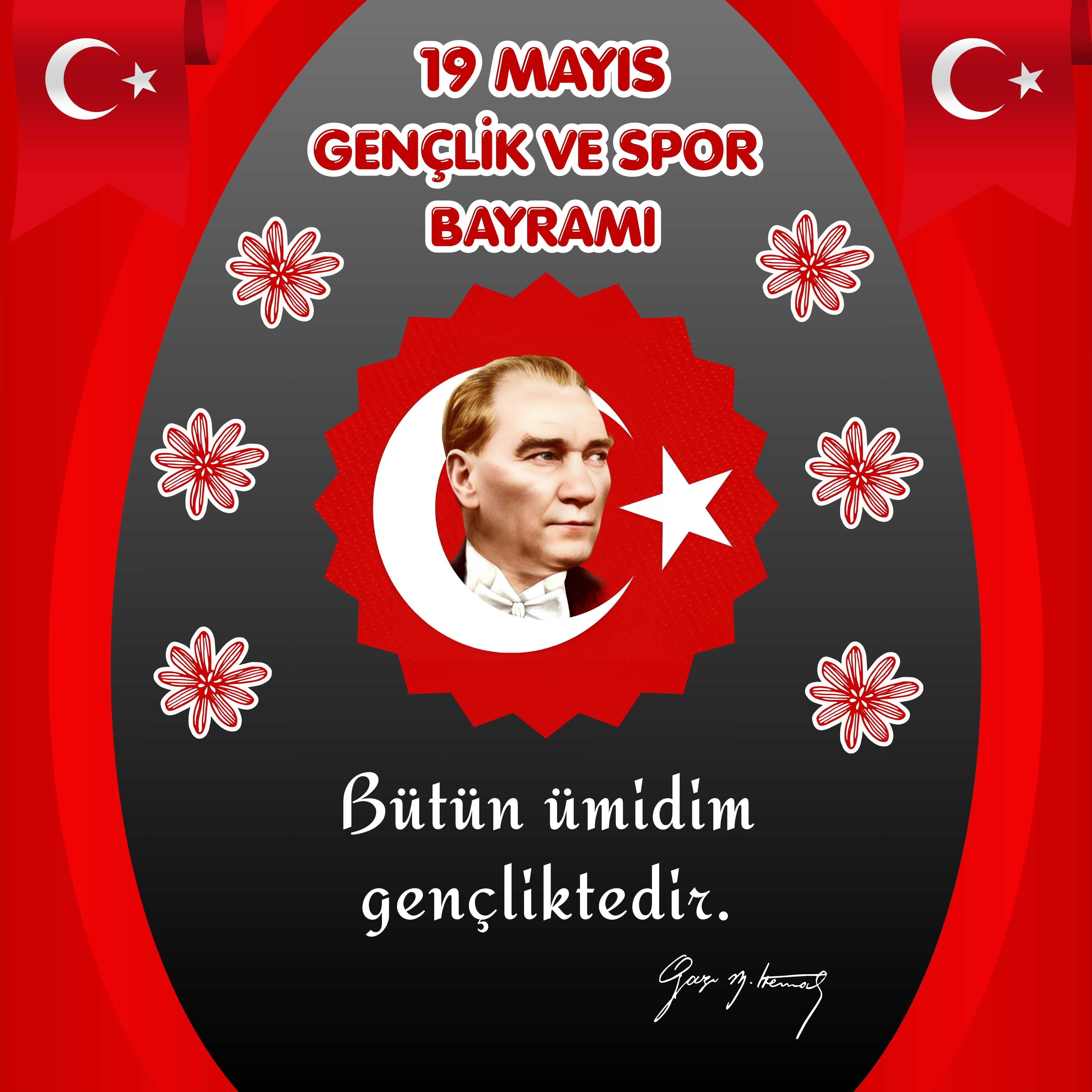 19 Mayıs Gençlik ve Spor Bayramı Premium Vinil Pano Süsü 160x160 cm | Tek Parça Okul Dekoru Model 01 19 Mayıs Gençlik ve Spor Bayramı Premium Vinil Pano Süsü 160x160 cm | Tek Parça Okul Dekoru Model 01