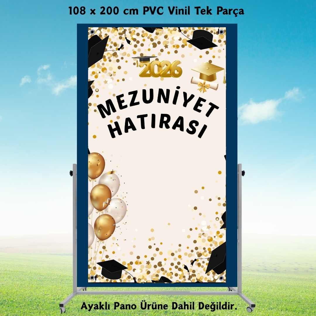 Mezuniyet Fotoğraf Panosu 160x160 cm PVC Vinil Tek Parça model 04 Mezuniyet Fotoğraf Panosu 160x160 cm PVC Vinil Tek Parça model 04