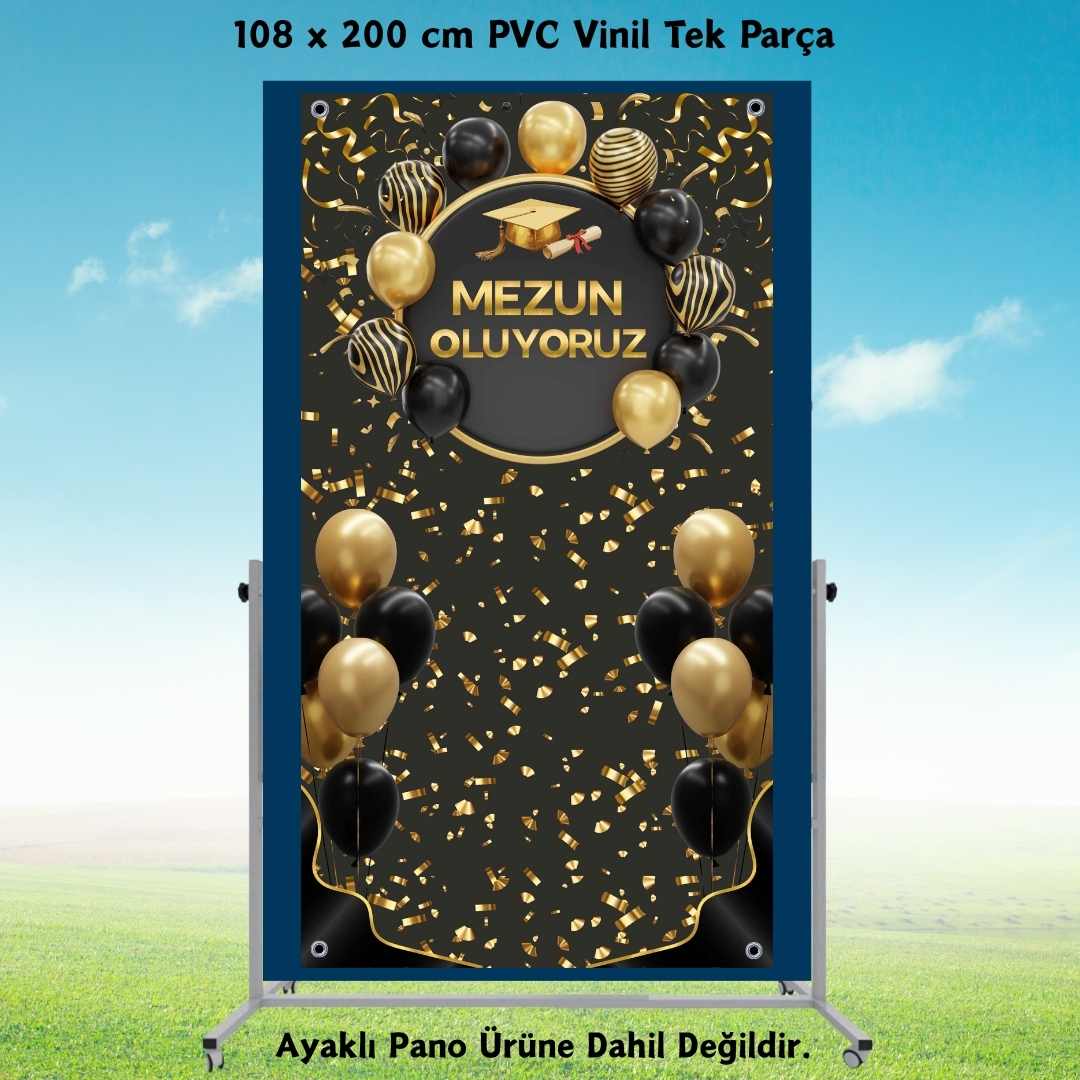Mezuniyet Fotoğraf Panosu 108x200cm PVC Vinil Tek Parça model 06 Mezuniyet Fotoğraf Panosu 108x200cm PVC Vinil Tek Parça model 06