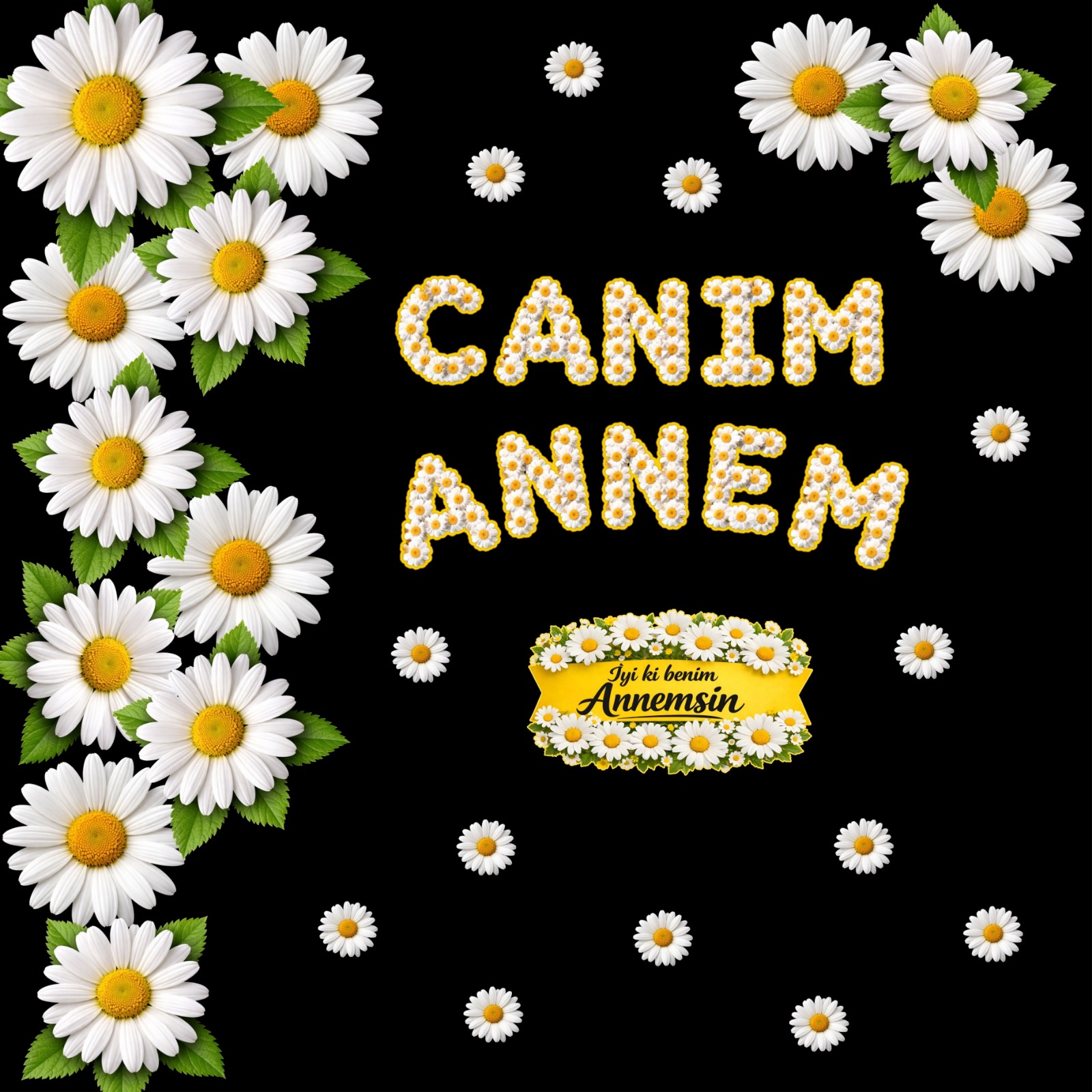 Anneler Günü Canım Annem Premium Vinil Tek Parça Anneler Günü Canım Annem Premium Vinil Tek Parça