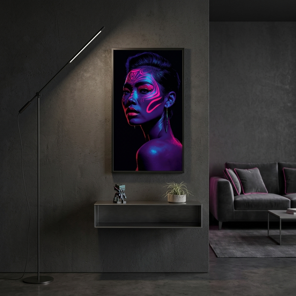 Neon Yüzler– Pop Art Kadın Portre Serisi 04 (Canlı Renkler ve Asi Duruş) Neon Yüzler– Pop Art Kadın Portre Serisi 04 (Canlı Renkler ve Asi Duruş)