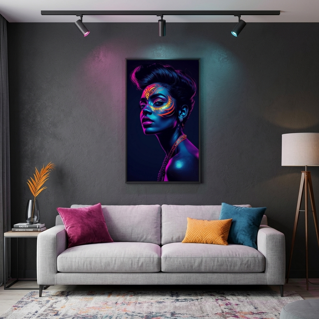 Neon Yüzler– Pop Art Kadın Portre Serisi 07 (Canlı Renkler ve Asi Duruş) Neon Yüzler– Pop Art Kadın Portre Serisi 07 (Canlı Renkler ve Asi Duruş)