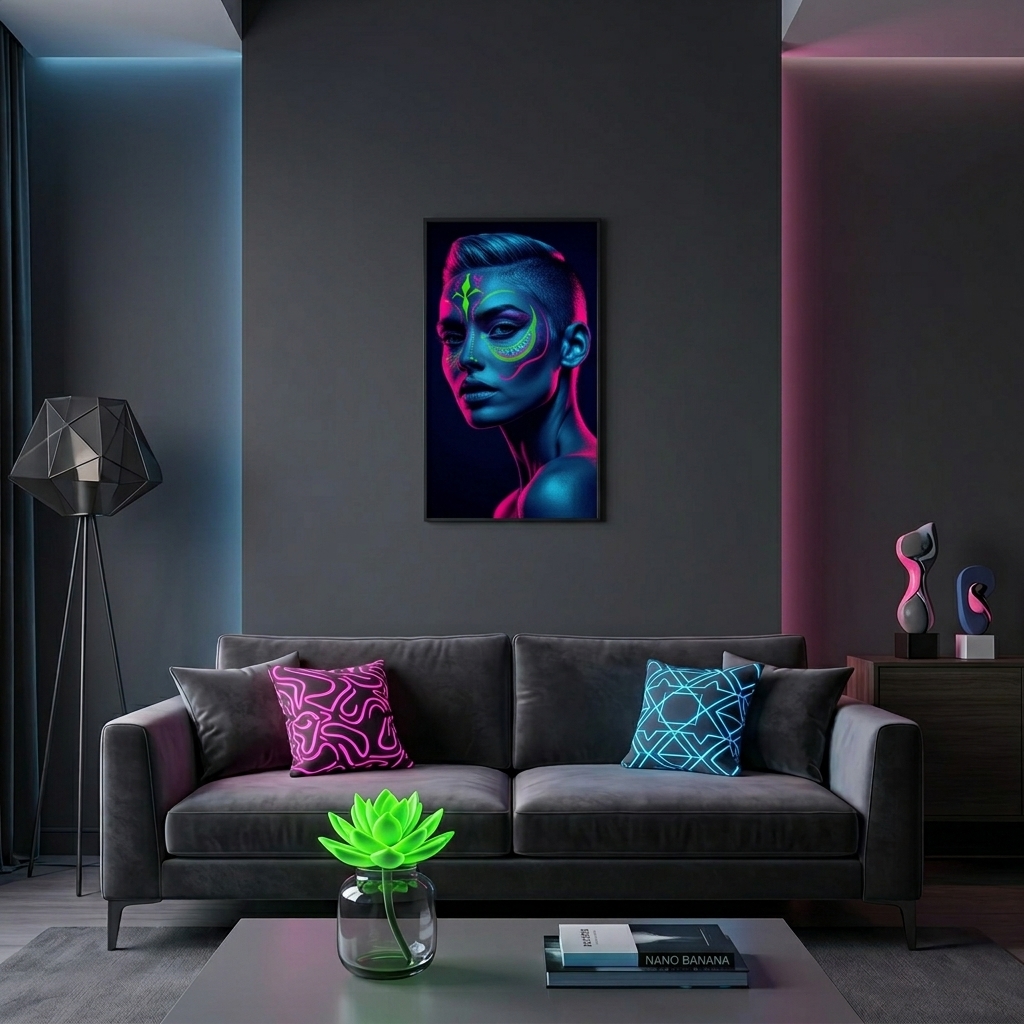 Neon Yüzler– Pop Art Kadın Portre Serisi 09 (Canlı Renkler ve Asi Duruş) Neon Yüzler– Pop Art Kadın Portre Serisi 09 (Canlı Renkler ve Asi Duruş)