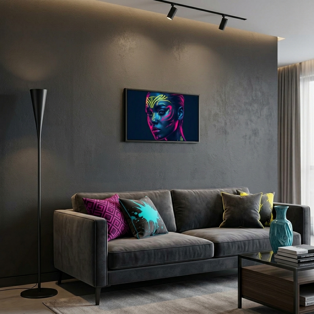 Neon Yüzler– Pop Art Kadın Portre Serisi 13 (Canlı Renkler ve Asi Duruş) Neon Yüzler– Pop Art Kadın Portre Serisi 13 (Canlı Renkler ve Asi Duruş)