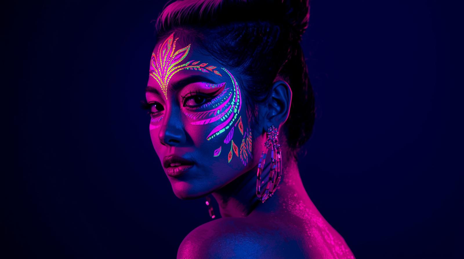 Neon Yüzler– Pop Art Kadın Portre Serisi 14 (Canlı Renkler ve Asi Duruş) Neon Yüzler– Pop Art Kadın Portre Serisi 14 (Canlı Renkler ve Asi Duruş)