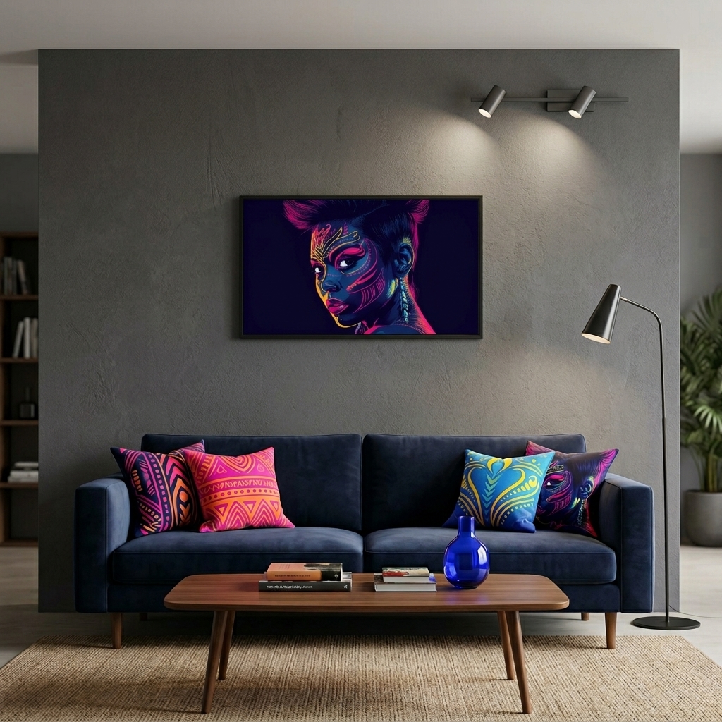 Neon Yüzler– Pop Art Kadın Portre Serisi 22 (Canlı Renkler ve Asi Duruş) Neon Yüzler– Pop Art Kadın Portre Serisi 22 (Canlı Renkler ve Asi Duruş)