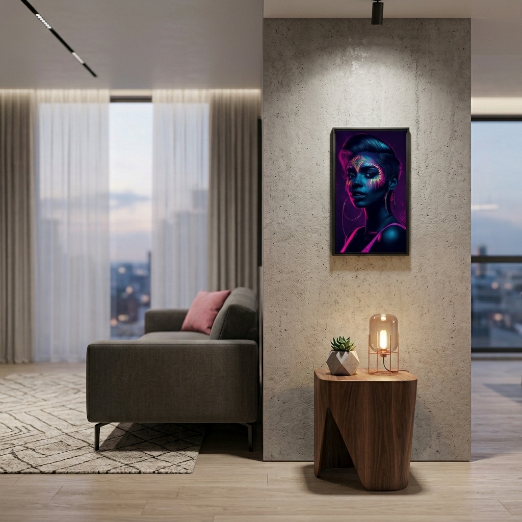 Neon Yüzler– Pop Art Kadın Portre Serisi 25 (Canlı Renkler ve Asi Duruş) Neon Yüzler– Pop Art Kadın Portre Serisi 25 (Canlı Renkler ve Asi Duruş)