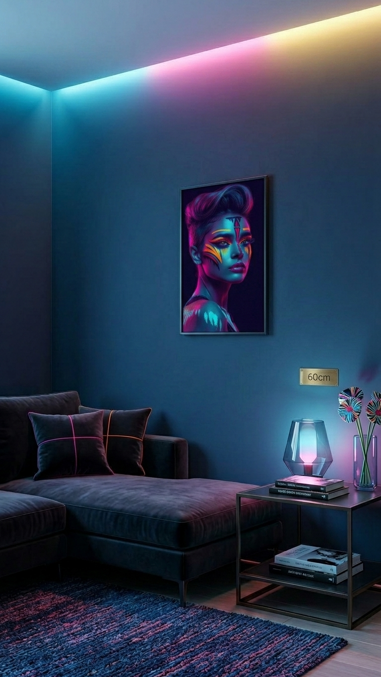 Neon Yüzler– Pop Art Kadın Portre Serisi 29 (Canlı Renkler ve Asi Duruş)