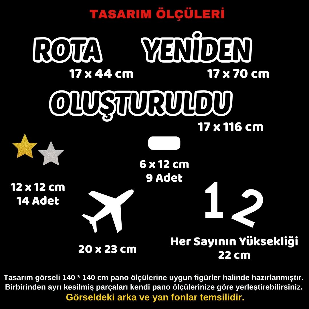 ROTA YENİDEN OLUŞTULDU V2 1-2 Okul Panosu Hazır Kesim Figür Seti ROTA YENİDEN OLUŞTULDU V2 1-2 Okul Panosu Hazır Kesim Figür Seti