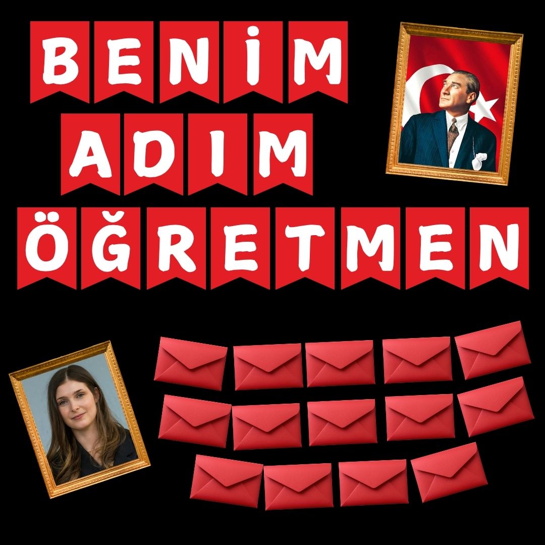 24 KASIM ÖĞRETMENLER GÜNÜ Kişiye Özel Hazır Fügür Kesim Pano Süsü Zarflı