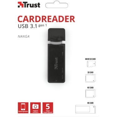 TRUST 21935 NANGA USB 3.1 KART OKUYUCU