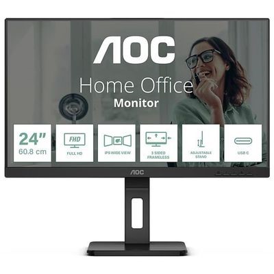 AOC 23.8” 24P3CV 4MS 75HZ HDM DP USBC