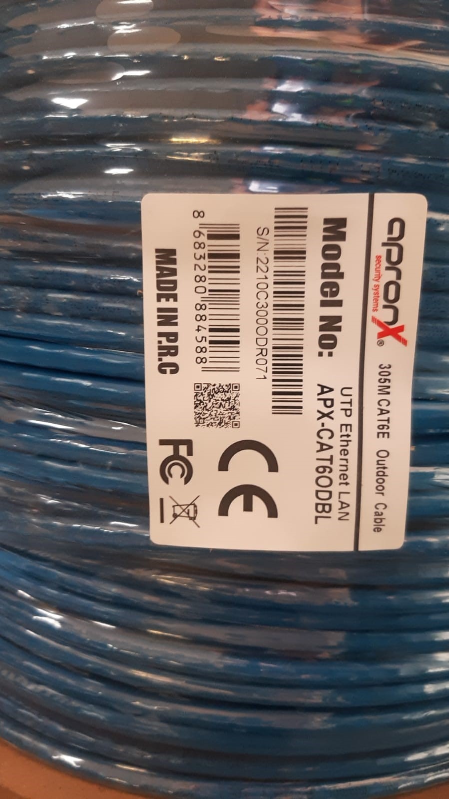 APRONX CAT6 23AWG 305MT OUTDOOR 0,57MM MAVI UTP KABLO