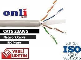 ONLI UTP 23 AWG CCA 500 METRE CAT6 KABLO