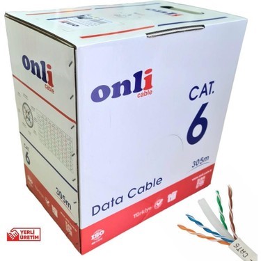 ONLI UTP 23 AWG CCA-PE 305 METRE CAT6 KABLO