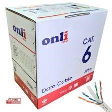 ONLI U-UTP 23 AWG CCA CU 305 METRE CAT6 KABLO