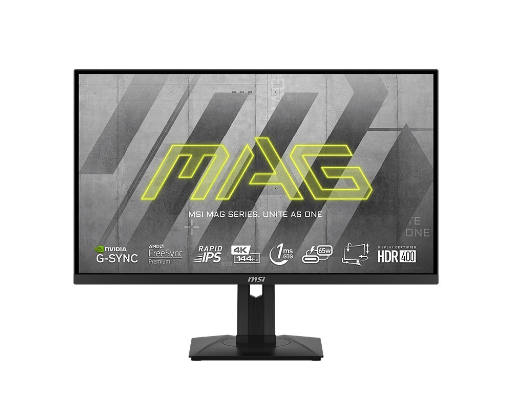 27 MSI MAG 274UPF FLAT 3840X2160 (UHD) RAPID IPS 16:9 144HZ 1MS FREESYNC PREMIUM GAMING MONITOR