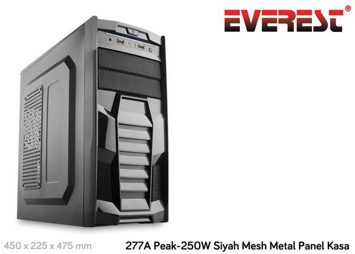 EVEREST 277A MESH METAL PANEL PEAK-250W MIDI TOWER