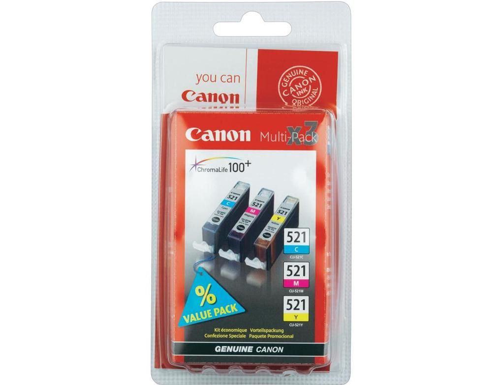 CANON 2934B010 CLI-521CMY MUREKKEP KARTUS SET