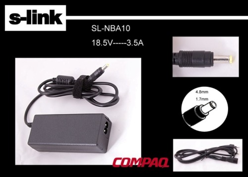 S-LINK SL-NBA10 18.5V 3.5A 4.8-1.7 NOTEBOOK ADAPTORU