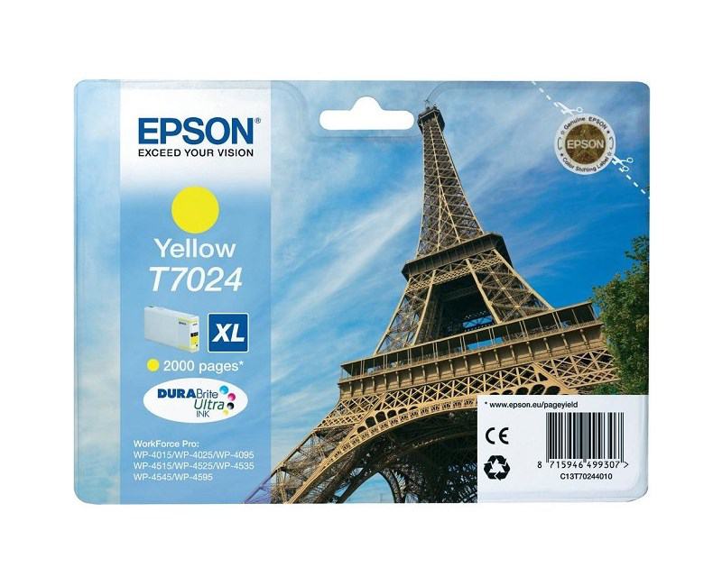 EPSON C13T70244010 SARI MUREKKEP KARTUS (XL) EYFEL