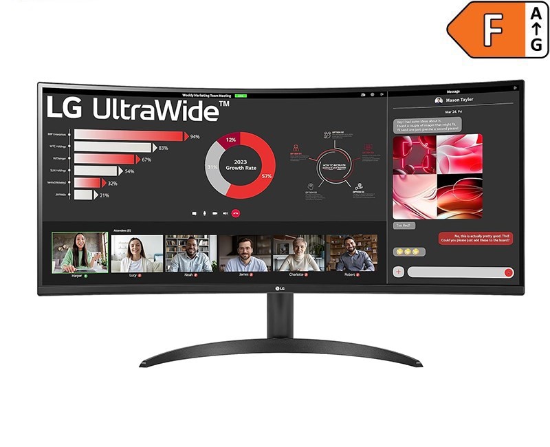 LG ULTRAWIDE 34" QHD 100HZ MM CURVED