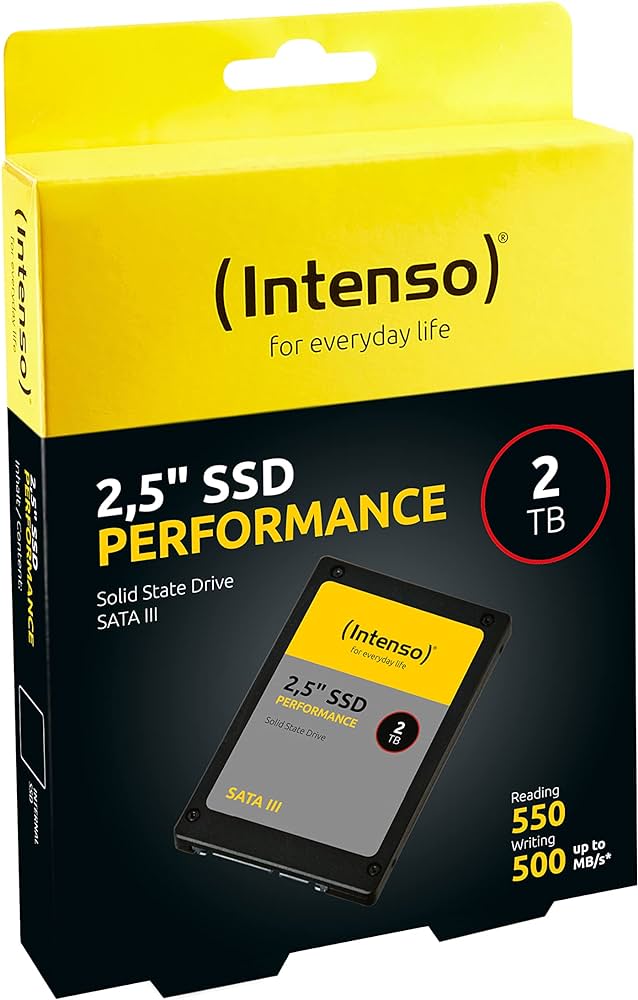 INTENSO SSD - 3814470 - 2,5" SSD SATA III 2TB  Performance