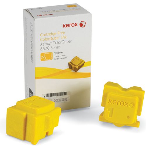 XEROX 108R00938 PHASER 8570-8580 SOLID INK YELLOW SARI 2 STICK