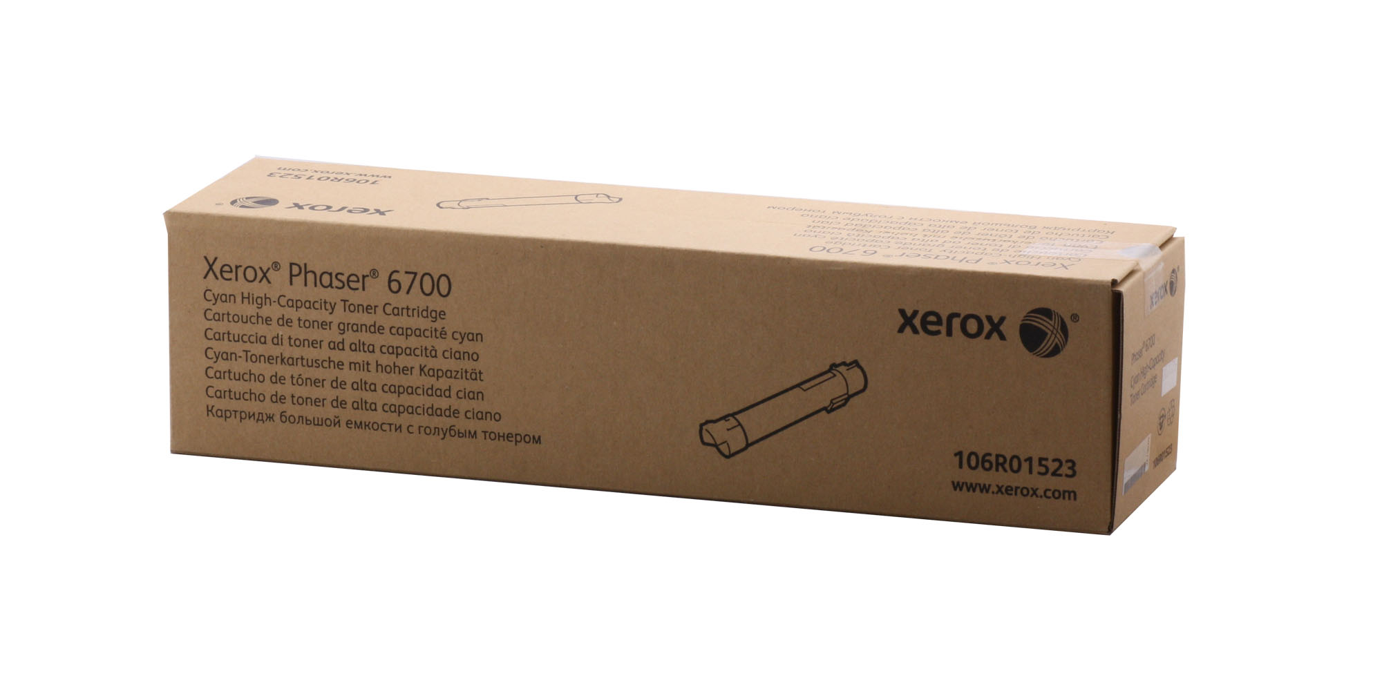 XEROX 106R01523 PHASER 6700 YUKSEK KAPASITE CYAN MAVI TONER 12.000 SAYFA