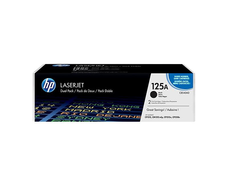 HP CB540AD 2'LI SIYAH TONER KARTUS (125A)