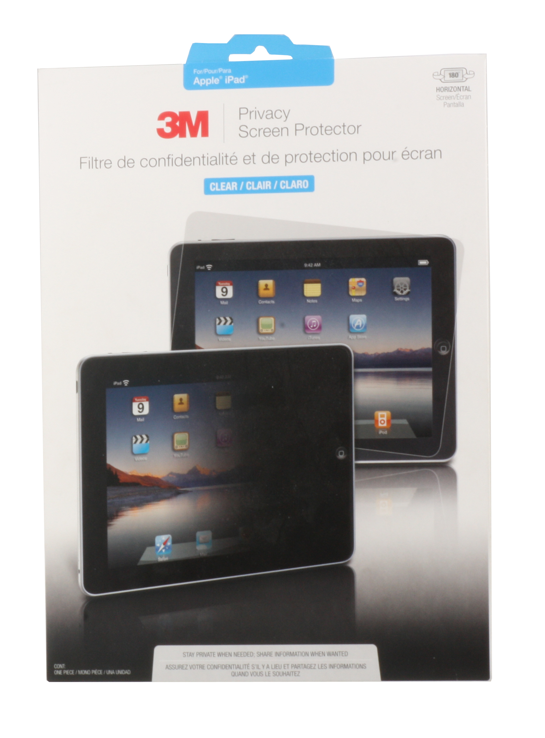 3M IPAD GIZLILIK EKRAN FILMI (YATAY KULLANIM)