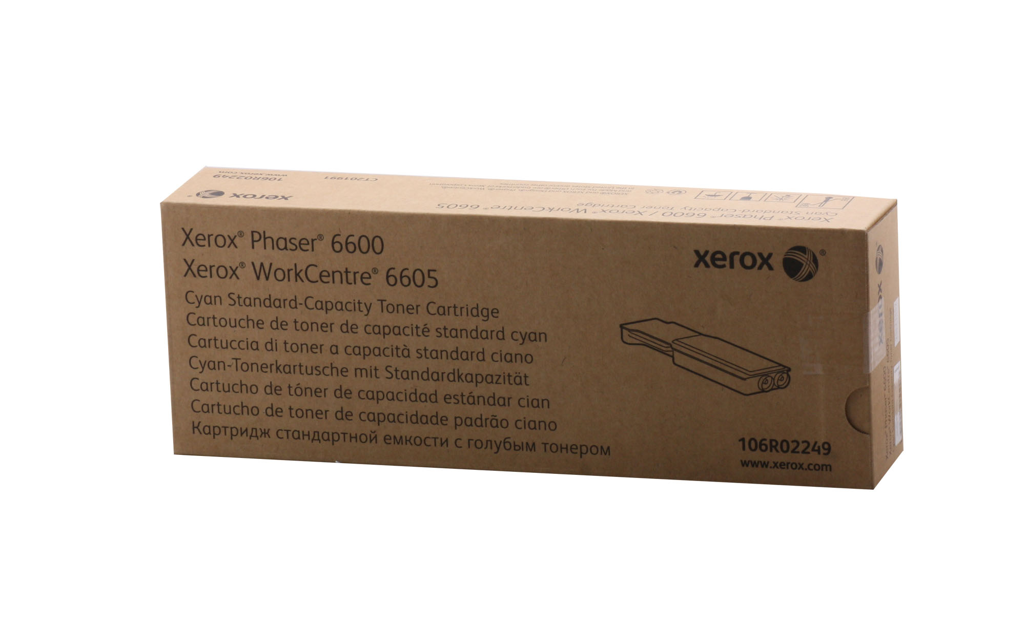 XEROX 106R02249 PHASER 6600-6605 STANDART KAPASITE CYAN MAVI TONER