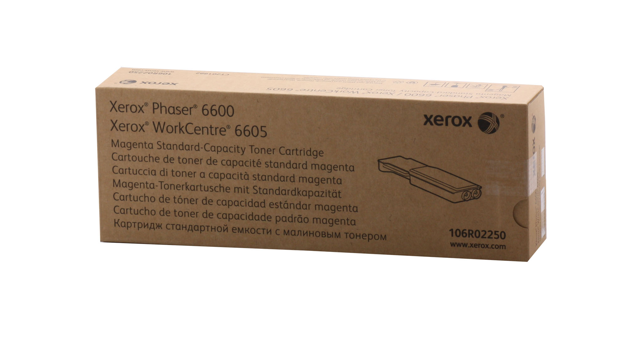 XEROX 106R02250 PHASER 6600-6605 STANDART KAPASITE MAGENTA KIRMIZI TONER