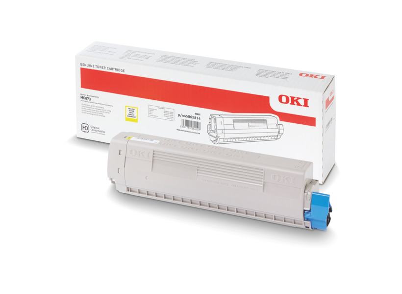 OKI 45862814 SARI TONER-Y MC873 MC883 10.000 SAYFA