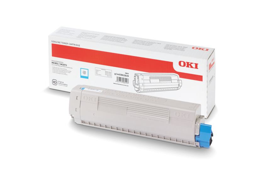 OKI 45862839 MAVI TONER - MC853 MC873 MC883 - 7300 SAYFA