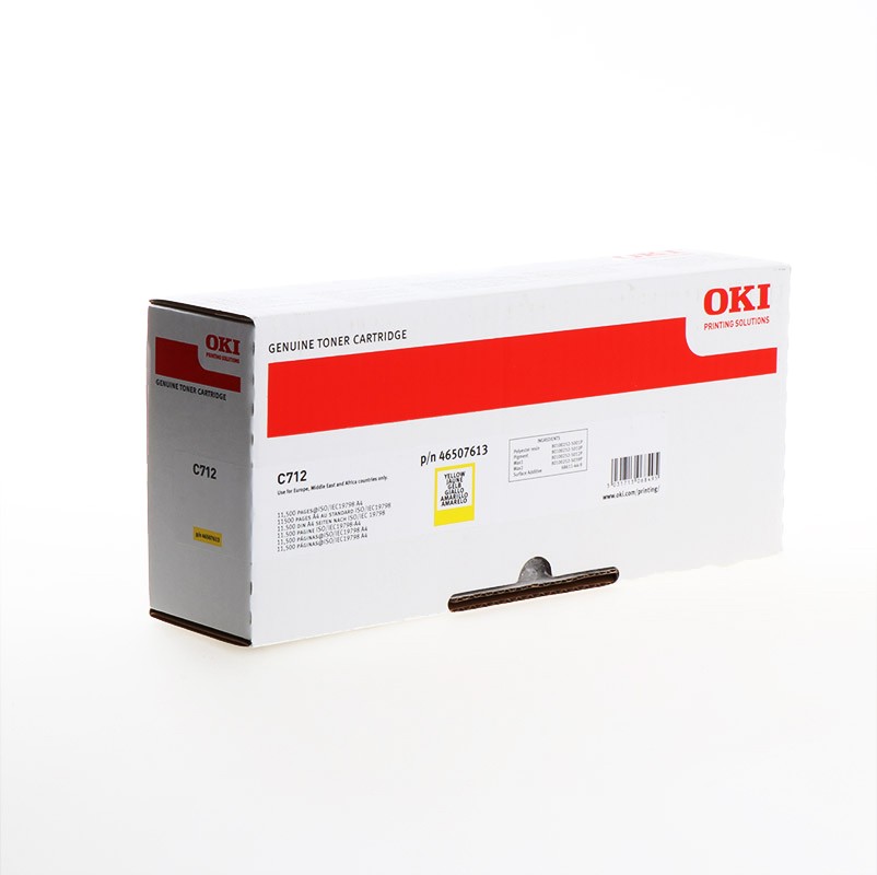 OKI 46507613 TONER-Y-C712 SARI TONER / C712 / 11500 SAYFA