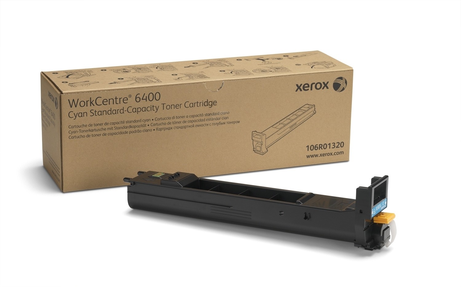 XEROX 106R01320 WORKCENTRE 6400 STANDART KAPASITE CYAN MAVI TONER 8.000 SAYFA