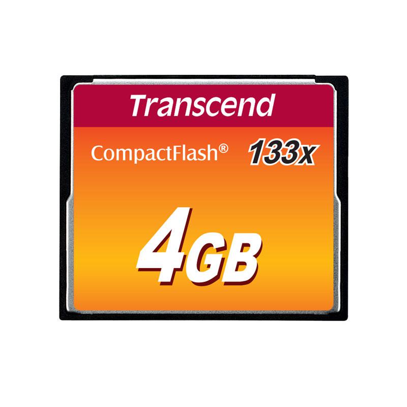 TRANSCEND 4GB CF133 133X HAFIZA KARTI