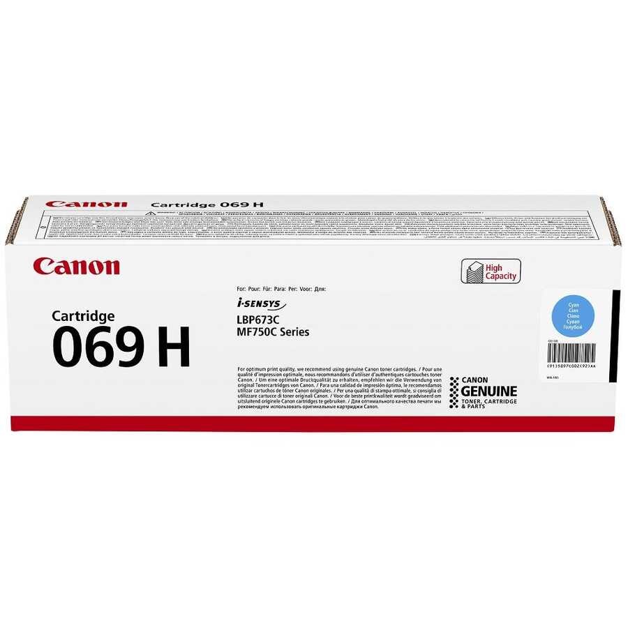 CANON CRG-069H C YUKSEK KAPASITELI CYAN MAVI TONER MF754-752-673