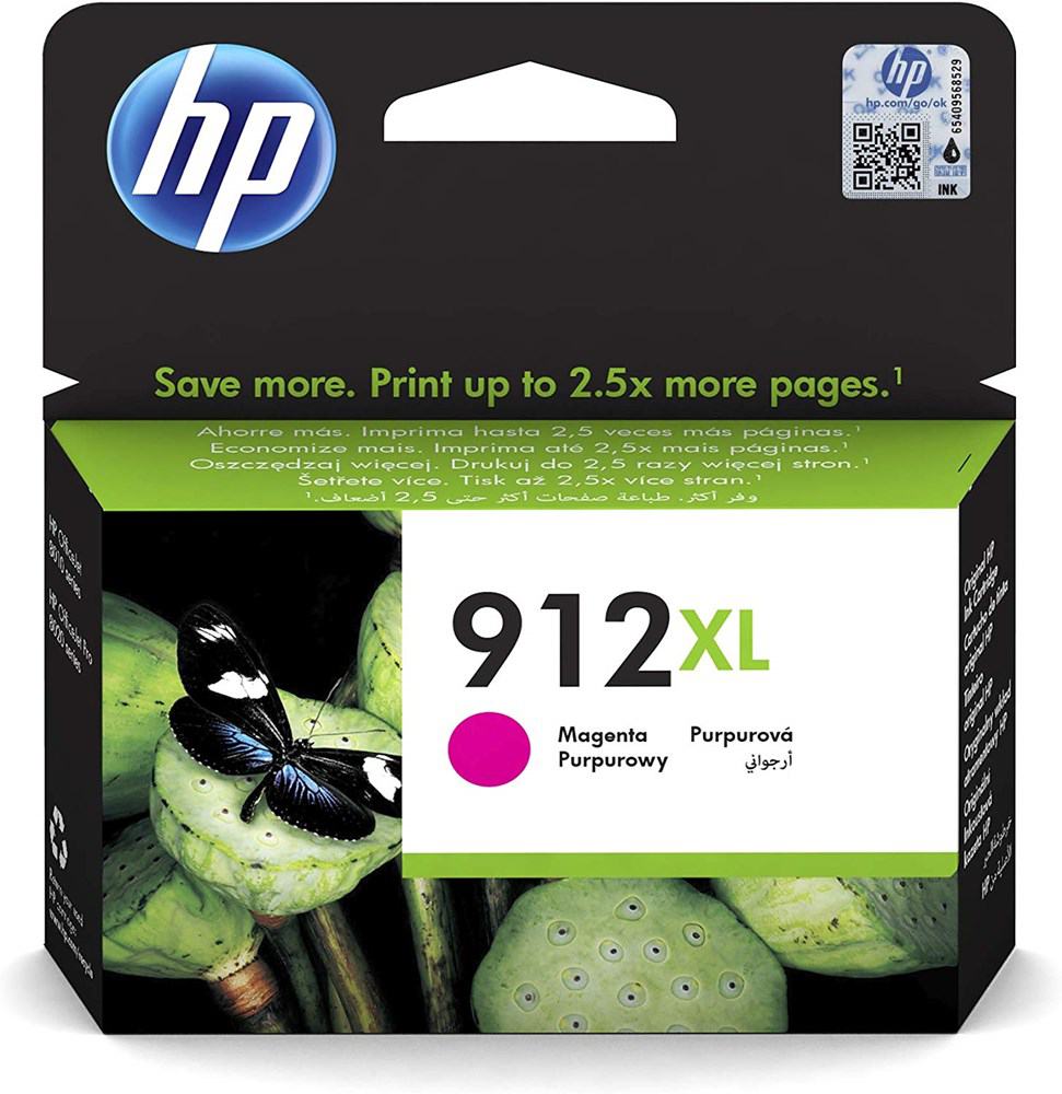 HP 3YL82A KIRMIZI RENKLI MUREKKEP KARTUS (912XL)